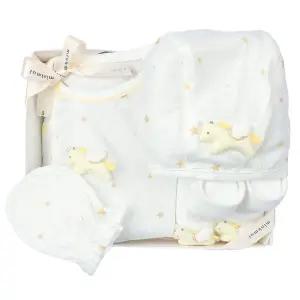 갤러리아 신생아출산,백일,WH )스타코니뱀부바디슈트양말셋트(36370-040-160)