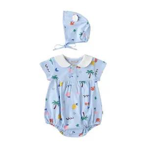 갤러리아 (임신,출산,백일,조카,예쁜옷)BL)썸머아일랜드SET바디슈트(36313-604-0