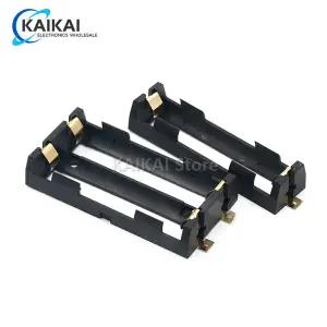 키보드스킨  1x2x18650 시리즈 배터리 거치대 보관 케이스 컨테이너 청동 핀 포함 직송