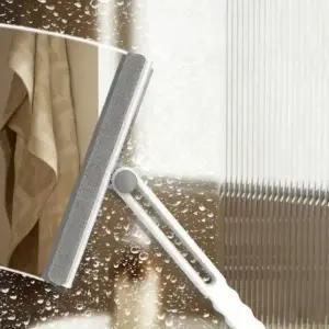 (색상 화이트)ST 가정용 유리 청소기 욕실청소 물기 창문 접이식 먼지 청소솔