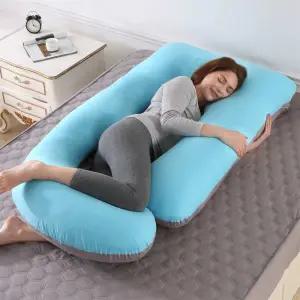 U자 바디필로우 임산부 필수템 수유쿠션 100 코튼 베개