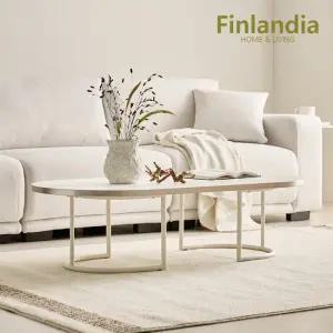 핀란디아 베르노 1200 타원형 거실 소파 테이블 [착불]