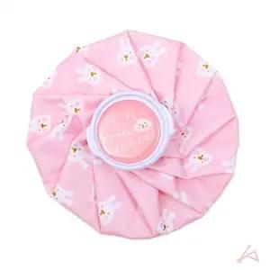 얼음 냉찜질팩 핑크 캐릭터 재사용 온열 냉각 부상 완화 응급 주머니