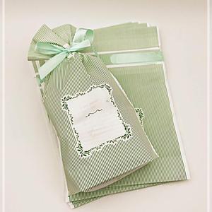 [2개구성] 리본 구디백 선물 포장 답례품 사은품 유치원 가방 50매 민트 ST 봉투 어린이집 LWFG9EA0