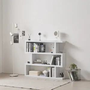 [롯데백화점]미아트 제이가구 브란스모듈 1200 디자인 3단 책장