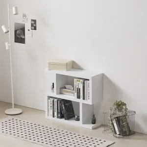 [롯데백화점]미아트 제이가구 브란스모듈 800 디자인 소형 2단 책장