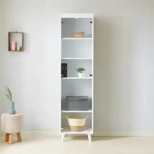 [롯데백화점]미아트 모던라인 루미너스 5단 500 유리 장식장 진열장