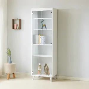 [롯데백화점]미아트 모던라인 루미너스 5단 600 유리 장식장 진열장