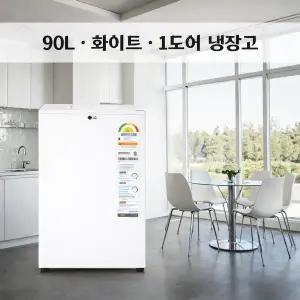 [LG]일반냉장고 1도어 90L 슈퍼 화이트 B103W14 미니냉동실 도어수납