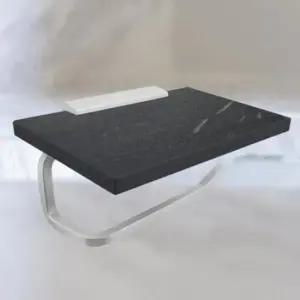 화장실휴지걸이 포세린 대리석 블랙 휴지걸이 욕실선반 욕실휴지걸이