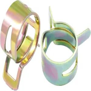 Kyuionty 30Pcs 스프링 밴드 타입 클립 16mm58인치 에어 호스 튜브 수도관 연료 라인 진공 클램프 장착