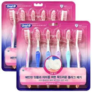 오랄비 센시티브 프리시즌 클린 칫솔 6개입 x2개