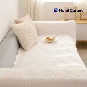 [한일카페트] 순면 사계절용 크리센트 소파패드 90x300 5~6인용