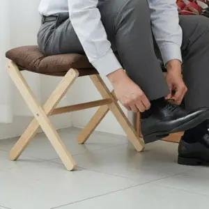 스툴 틈새 간편 신발장 의자 접이식 슈벤치 유치원 현관문 휴대용 수납