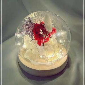 원형 레드 인테리어 조명 선물 어버이날 스승의날 플라워 부부의날 결혼기념일 카네이션 무드등 NWBFAB33