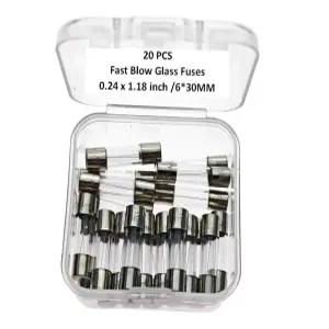 Carbon14 100A 퓨즈 100A250V F100A250V 패스트 퀵 F100A 고속 파열 30MM20개입 100MA 6 F100MA 유리관