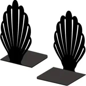 선반용 피코블루 메탈 북엔드 사무실 책상 선반 방 5.3 x4.3 x5.5 주철 심플 톨 1쌍(쉘)