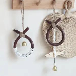 대길 코뚜레 문종 2type (고리자석1P 무료 ) / 도어벨 재물운 집들이 인테리어 풍경 종 현관 부적