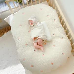 제이앤제나 신생아 수유쿠션 시트 커버 순면 복숭아