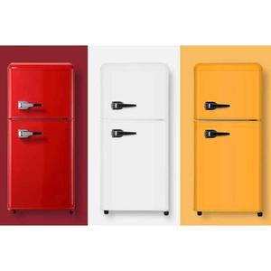 레트로 냉장고 수입냉장고 감성 무손잡이 138 우유백 화이트 미니 118L/1등급