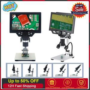 디지털 현미경 카메라 비디오 전자 연속 삼안 G1600, 9 인치, 7