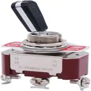 트위덱헤비 듀티 로커 토글 스위치 16A 2 3핀 SPDT 핸들 검은색 마모 TENA3210BKA102 PC 위치 ONON 250V