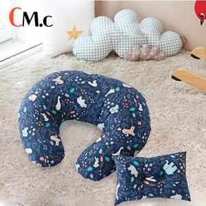 수유쿠션U자형 아기 수유 및 쿠션 위한 허리 지지대 통기성 직물 인체 공학적