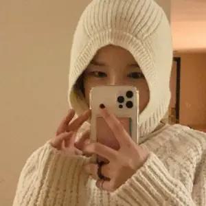 니트 바라클라바 여자 골지 캐나다니트