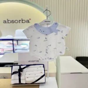 (압소바) 26SS트오렌반소바디슈트(턱받이)쁘링손수건 세트 A1A1310631