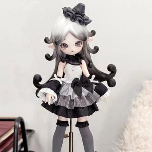 버섯균 12포인트 BJD 블라인드 박스 관절 가동식 정교한 데스크탑 장식품 주변기기 선물 장난감