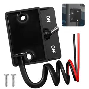 토글 스위치 헤비 듀티 배선 켜기끄기 보트용 해상 10인치 자동차 와이어 2핀 2 SPST 12v 래칭 30A 위치