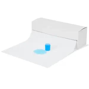 타투오 실험실 벤치 라이너 롤 50피트 흡수 매트 19.6인치 W x 50인치 L 그레이 폴로필렌 누수 화학물질 및