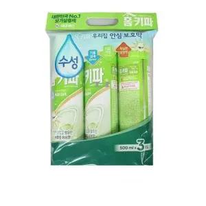 홈키파 내츄럴 허브향 에어졸 모기 스프레이 500ml 3p