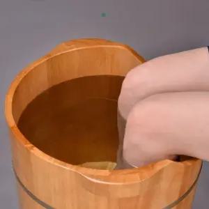 히노끼 족욕 대야 족탕기 온냉 원목 마사지샵 가정용