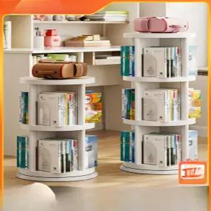 회전책장 책꽂이 원형 슬라이딩 간이 동화잭 라운드 수납장