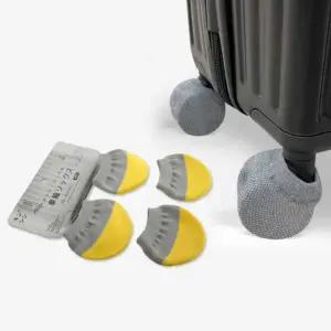 [라일리] Rly 캐리어 바퀴 양말 4P 체어슈즈 바퀴덮개 캐리어