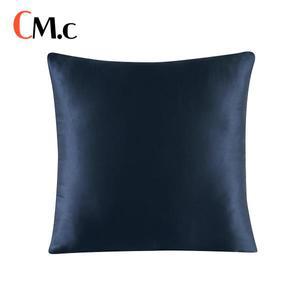 수유쿠션지퍼 쿠션 베개 커버가있는 100% 순수 실크 솔리드 여러 빛깔의 많은 40x40cm