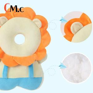 수유쿠션면머리 보호 쿠션 낙상 충격 감소 부드러운 유아용 배낭 조절 가능한 스트랩 안전 등받이