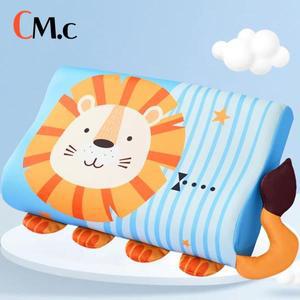 수유쿠션사계절 아기 베개 유아용 폼 침대 통기성 느린 반동 만화 목 쿠션 여행용