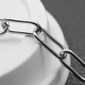 [라일리쥬얼리] Rly 남자 여자 클립목걸이 커플목걸이 목걸이줄 실버목