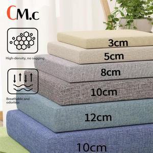 수유쿠션맞춤형 벤치 쿠션 의자 소파 패드 실내 가구 개인 선택적 파이핑 스트랩 및 타이