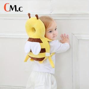 수유쿠션유아 머리 보호 쿠션 만화 캐릭터 어린이 안전 걸음마 뒤로 넘어짐 방지 캡 아기용