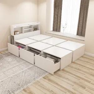 모듈식 침대 서랍장 캐비닛 수납함 다이 메트리스 받침