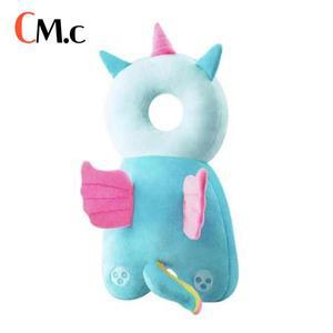 수유쿠션아기 머리 가을 보호 패드 쿠션 만화 부드러운 베개 배낭 신생아 받침