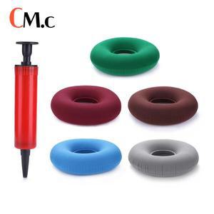 수유쿠션엉덩이 지지대 의료용 치질 시트 패드, 팽창식 마사지 쿠션, 펌프 포함, 둥근 링 베개, 욕창 방지