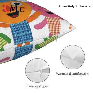 수유쿠션누들 앤 팔스 마이크로 슈퍼 심플 베개 커버 부드러운 폴리에스터 쿠션 유아동요 노래 시터