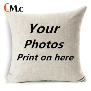 수유쿠션맞춤형 애완동물 로고가 인쇄된 쿠션 커버, 결혼 생활 사진, 어린이와 친구를 위한 선물, 가정 장