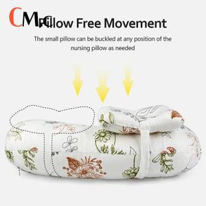 수유쿠션엄마 수유 베개 편안한 허리 쿠션 요추 지지 패드 앉아서 먹이기 다기능