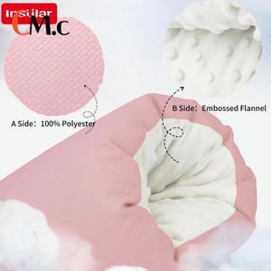 수유쿠션신생아 두꺼운 수유 베개 플리스 팔 편안한 요람 부드러운 피부 친화적인 유아용 따뜻한 진정 쿠션