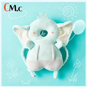 수유쿠션1-3세 아기 걸음마 보호 쿠션 통기성 만화 캐릭터 머리 패드 새로운 어깨끈 안전 모서리